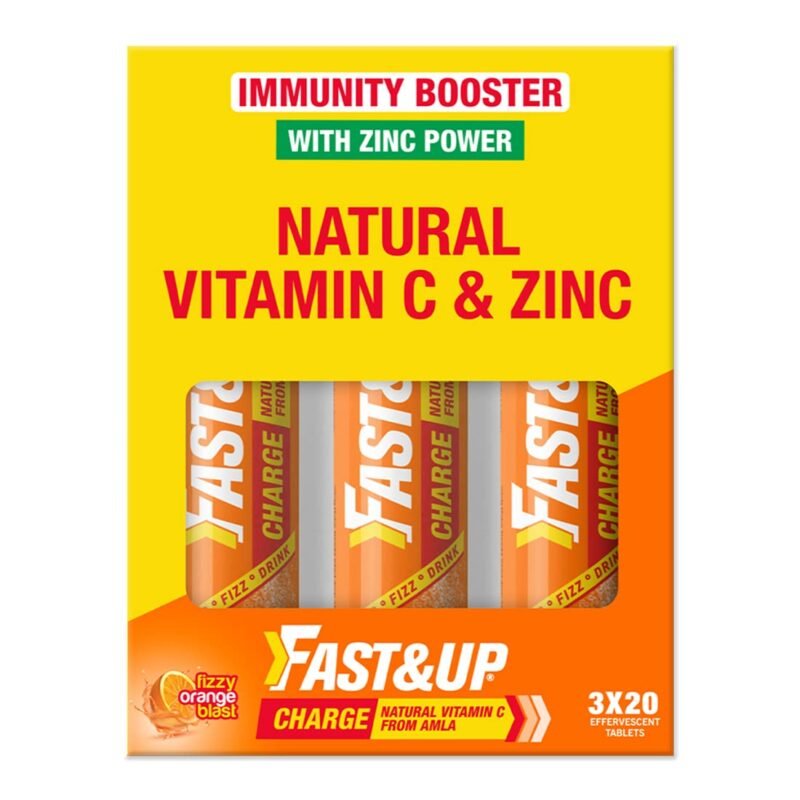 Fast&Up Natural Vitamin C Zinc Immunity Booster Orange