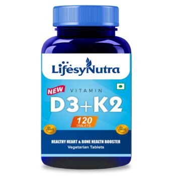 Lifesy Nutra Vitamin D3 Vitamin K2 Healthy Heart Bone Health Booster