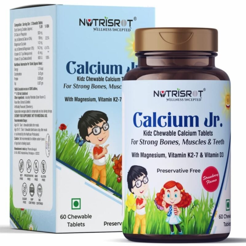 Nutrisrot Calcium Junior Kids Children Bone Health