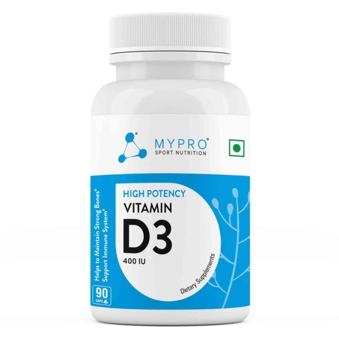 Mypro Sport Nutrition Vitamin D3 Supports Immune Health Bone Health Men Women