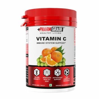 PharmGrade Healthy Living Vitamin C 500mg Antioxidants Skincare Immunity Booster