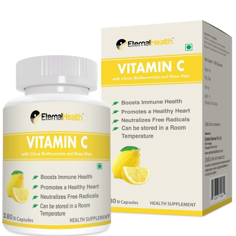 EternalHealth Vitamin C High Potency Formula 180 Capsules