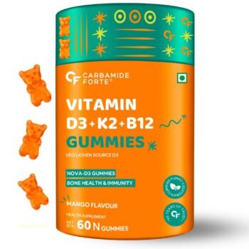 Carbamide Forte Vitamin D3 K2 B12 Gummies Women Men Kids