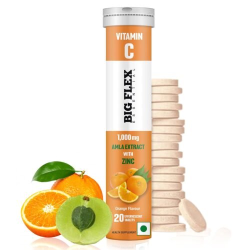 Bigflex Vitamin C amla orange antioxidant immune booster