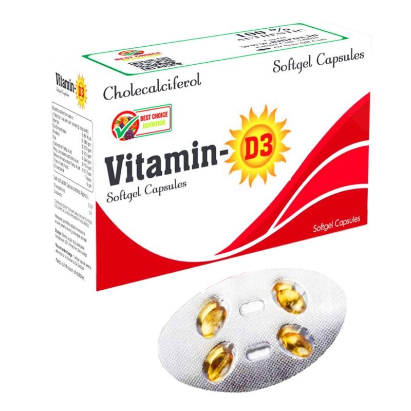 Best Choice Nutrition vitamin D3 Strong Bones, Muscles Immune System