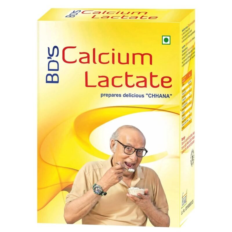 Calcium Lactate Powder, 450gm, Pack of 1