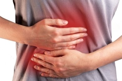 Women with Acidity problem in stomach