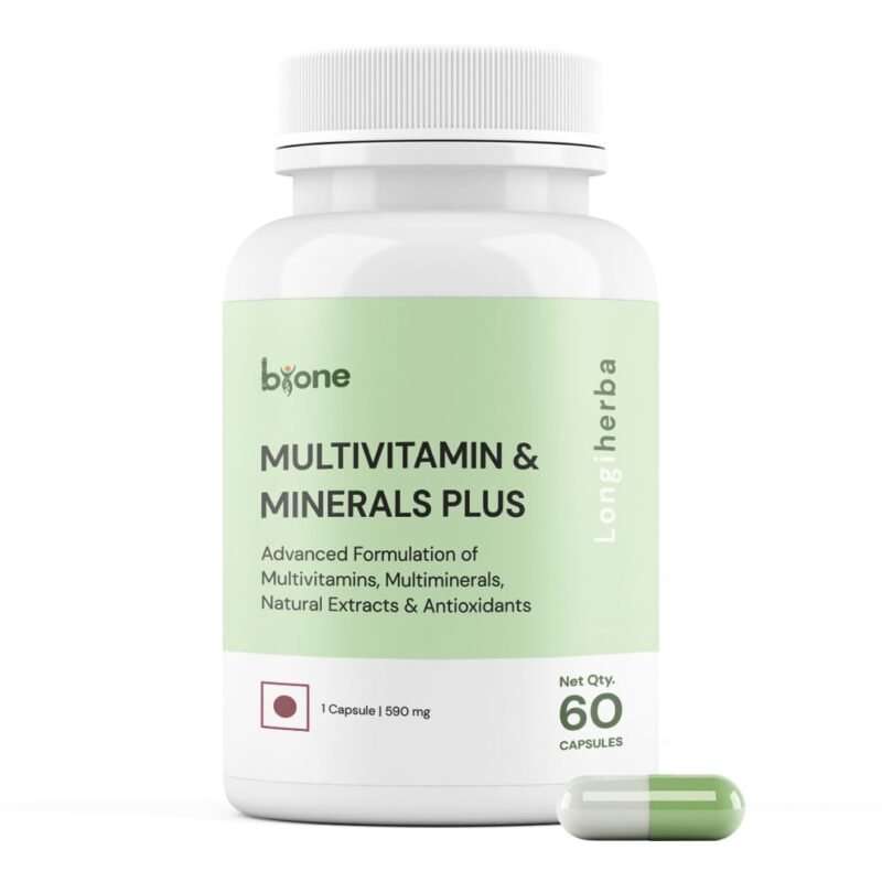 Bione Multivitamin & Minerals Plus - Advanced Daily Supplement for Energy, Immunity, and Overall Wellness - 60 Tablets