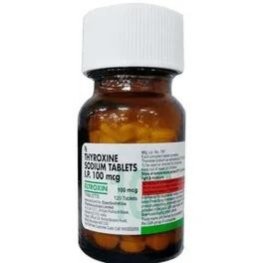Eltroxin 100 mcg bottle of 120 tablets