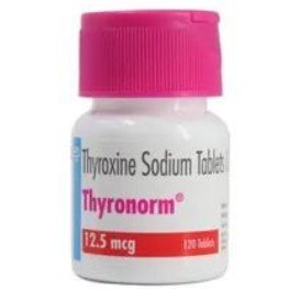 Thyronom 12.5mcg bottle of 120 tablets