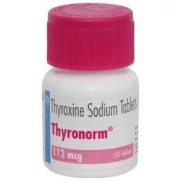 Thyronom 112mcg bottle of 120 tablets