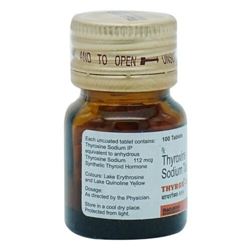 Thyrox 112 mcg bottle of 100 tablets