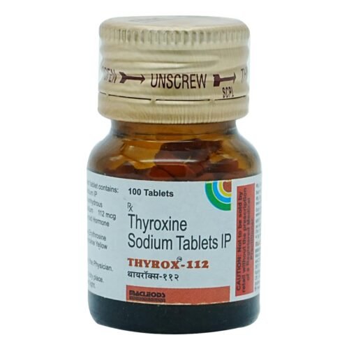 Thyrox 112 mcg bottle of 100 tablets