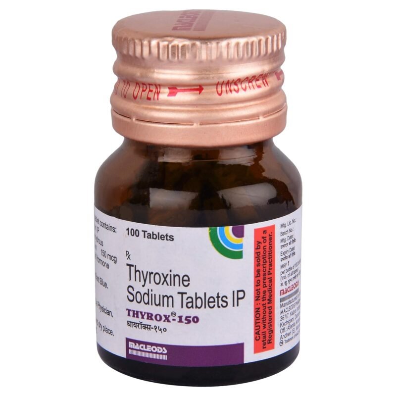 Thyrox 150 mcg bottle of 100 tablets