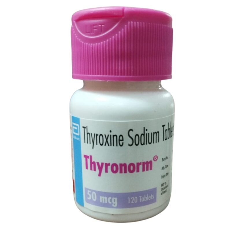 Thyronom 50mcg bottle of 120 tablets