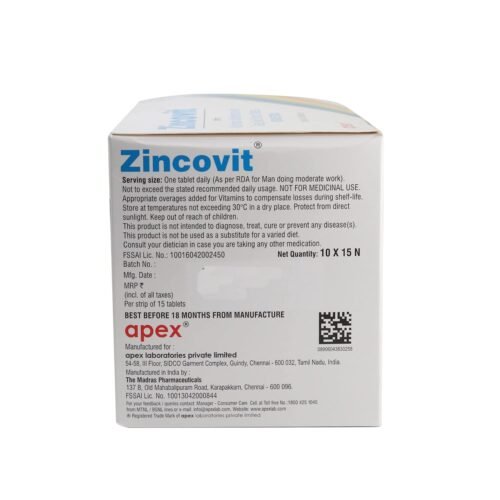 Zincovit - Strip of of 15 Tablets