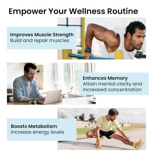 Healthvit Glycine Amino Acid Supplement | Glycine supplement Tablets to Promote Muscle Growth, Digestion and Sleep Quality | 60 Capsules