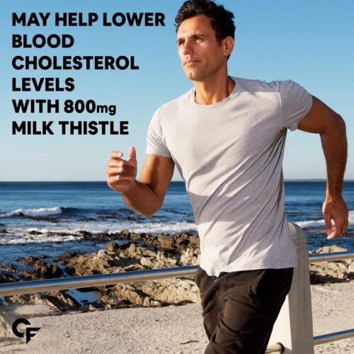 Carbamide Forte Liver Support Supplement with Milk Thistle Extract 800mg (301), Multivitamins & Amino Acid Liver Detox Supplement –10 Veg Tablets