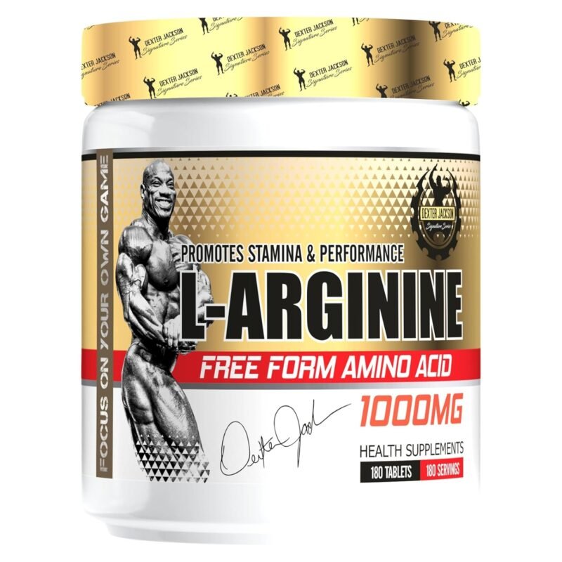 Dexter Jackson Signature Series L-Arginine Promotes Stamina And Performance Free Form Amino Acids Health Supplements 1000 Mg,180 Tablets-4