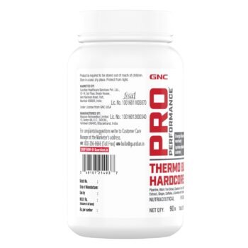 GNC Pro Performance Thermo Burst Hardcore Fat Burner 90 Tablets Burns More Calories Boosts Energy & Focus