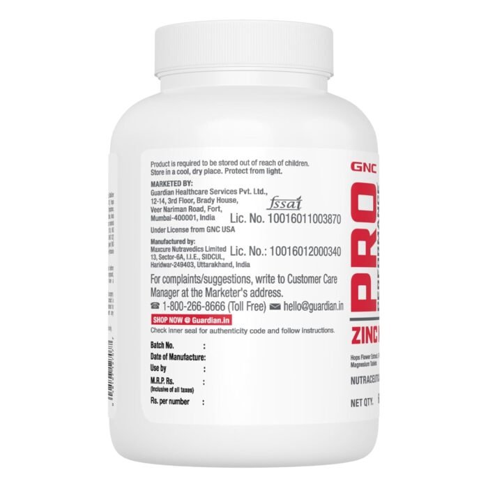 GNC Pro Performance Zinc Magnesium Amino Complex 60 Tablets-1