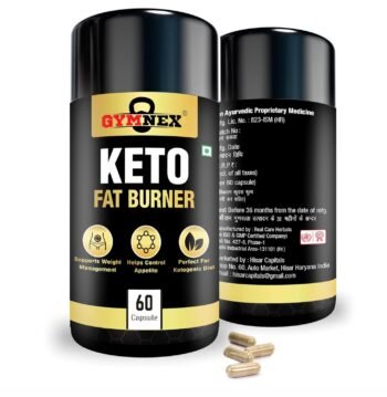 Gymnex Keto Fat Burner – 800MG Weight Loss Product with Garcinia Cambogia, Green Coffee Beans Tea Extract, Arm, Thighs, Belly Fat Burner for Men