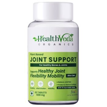 Health Veda Organics Plant Based Joint Support 1000 mg with Moringa Leaves Powder, Boswellia Serrata Powder