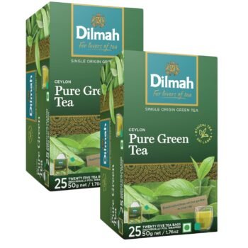 Dilmah Pure Ceylon Green Tea, 25 Tea Bags