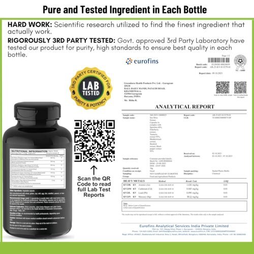 GREENDORSE Irish Sea Moss Vitality Capsules 7 In1 Formula-Gut Cleanse,Immunity,Joint & Thyroid Support-With Spirulina