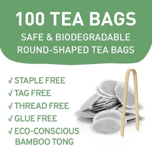 HANDPICK Honey Lemon Green Tea Bags (100 Count) All Natural Flavor Sweet Honey & Tangy Lemon Round & Eco-Friendly Tea Bags2