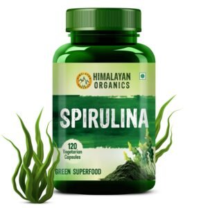 Himalayan Organics Spirulina 2000mg Supplement For Men And Women GreenSuper Food For Weight Management & Immunity Booster Helps In Healthy Heart