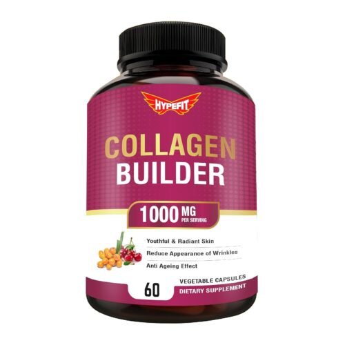 Hypefit Collagen Supplements For Women 1000 Mg Collagen Builder Supplement with Biotin, Vitamin C & E For Healthy Skin