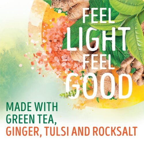 Lipton Sipndigest with Green Tea, Ginger, Tulsi & Rock Salt (Spiced Green Tea Bags), 50 Pcs, 90 Grams