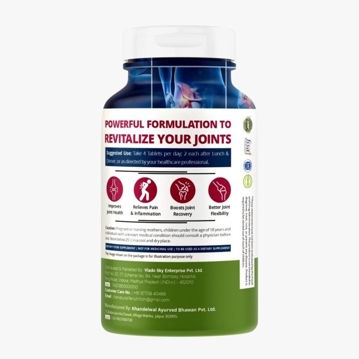 Naturelife Glucosamine Chondroitin MSM with Boswellia Cartilage & Joint Support Supplement