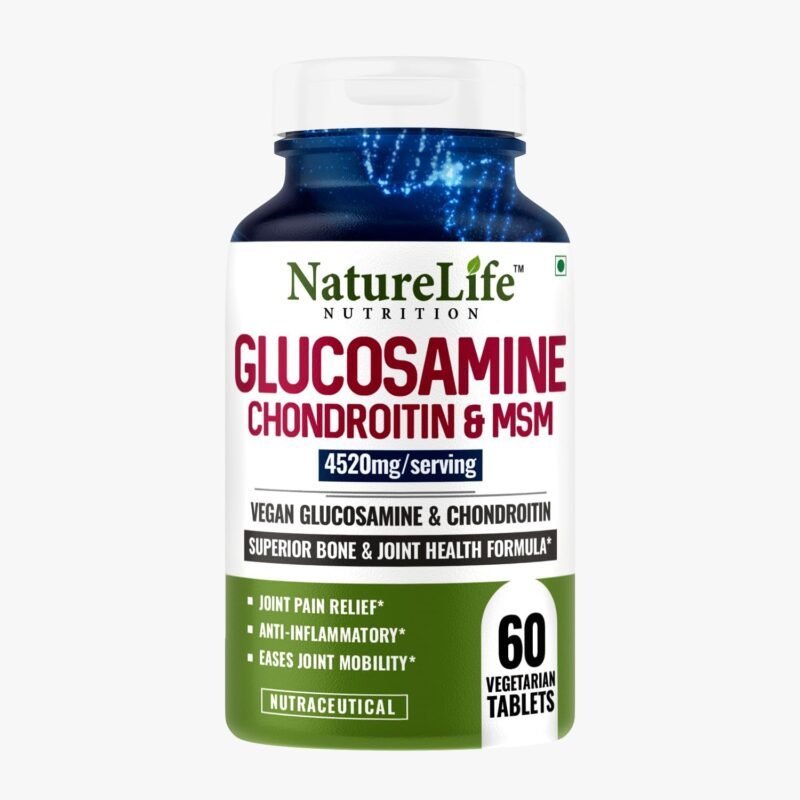 Naturelife Glucosamine Chondroitin MSM with Boswellia Cartilage & Joint Support Supplement