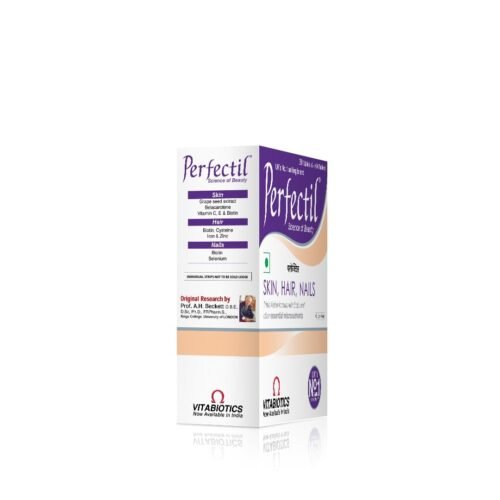 Perfectil 30 Tablets, Triple Action Formula Enriched With Biotin, Grape Seed Extract, For Healthy Skin, Hair, And Nails Gluten Free Vegetarian