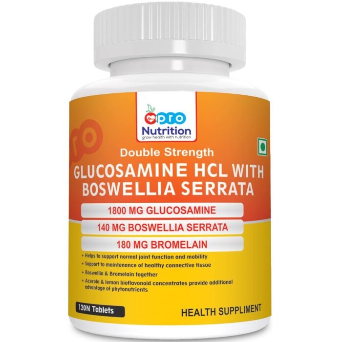 Pronutrition Glucosamine Hcl With Boswellia & Bromelain Double Strength