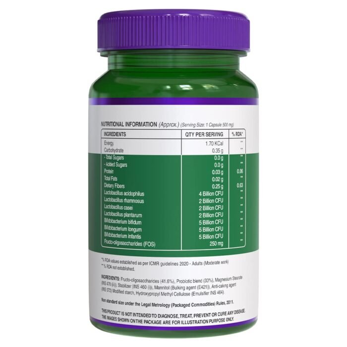 Pure Nutrition Probiotic 25 billion CFU + prebiotics 250 mg