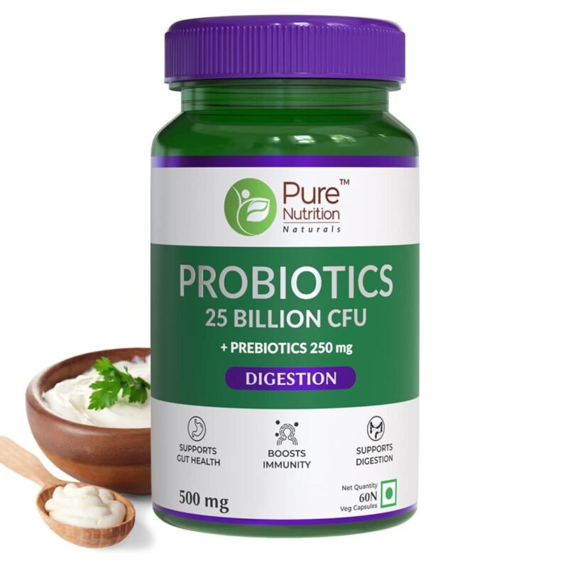 Pure Nutrition Probiotic 25 billion CFU + prebiotics 250 mg