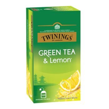 Twinings Green Tea & Lemon, 100 Teabags, Green Tea, Deliciously Sweet & Tangy Lemon6