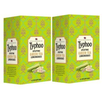 Ty-phoo Uplifting Lemon Grass Green Tea Bags (25 Tea Bags) - 80 Gm