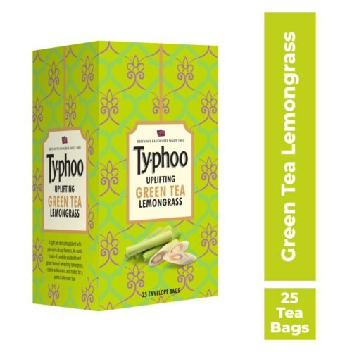 Ty-phoo Uplifting Lemon Grass Green Tea Bags (25 Tea Bags) - 80 Gm