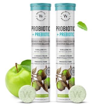 Wellbeing Nutrition Daily Probiotics + Prebiotics Improve Metabolism, Acidity Relief, Digestion & Gut Health