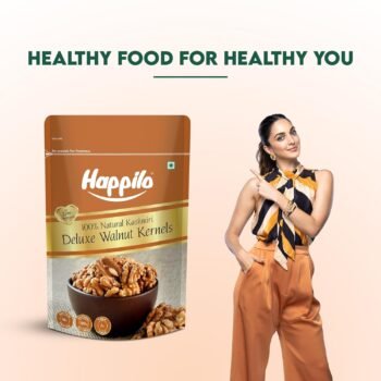 Happilo Deluxe 100% Natural Dried Kashmiri Walnut Kernels 200g