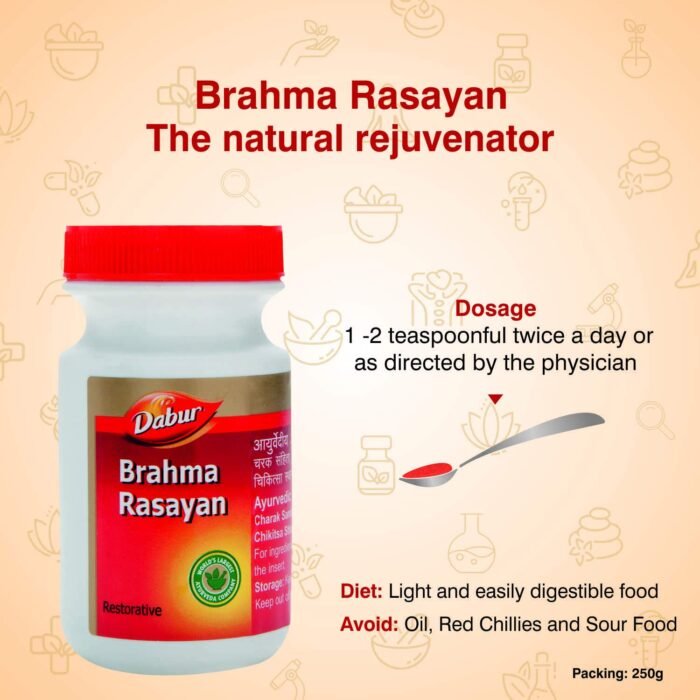 Dabur Brahm Rasayan 250g | Improves concentration, Memory and Physical Strength