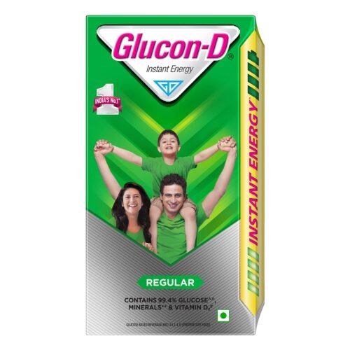 Glucon-D Regular Glucose Powder(1kg, Refill)| For Tasty Glucose Drink| Provides Instant Energy| Vitamin D2 Supports Immunity
