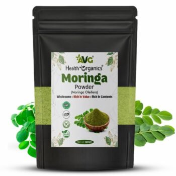 AVG Health Organics Moringa Powder- Healthy Superfood, Naturl Detox, Helps in Weight Loss Drumstick Leaf powder Good for skin and Hair