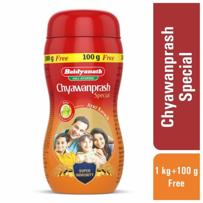 Baidyanath Chyawanprash Special, 1kg + 100g Free Natural Immunity Booster for Adults & Kids6