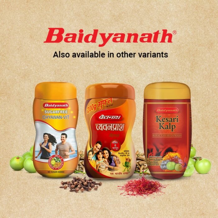 Baidyanath Sugarfree Chyawan-Vit 1Kg- Specially Formulated Chyawanprash With No Added Sugar- With Benefits Of Amla, Ashwagandha And Almonds