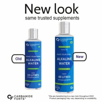 Carbamide Forte Make Your Own Alkaline Water Drops pH Booster Drops 40 litres of Alkaline Water per Bottle1